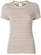 Forte Forte Striped Knitted Top - Neutrals