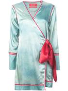 F.r.s For Restless Sleepers Robe Mini Dress - Blue