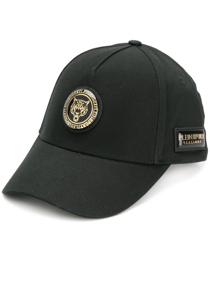 Plein Sport Logo Plaque Baseball Cap - Black
