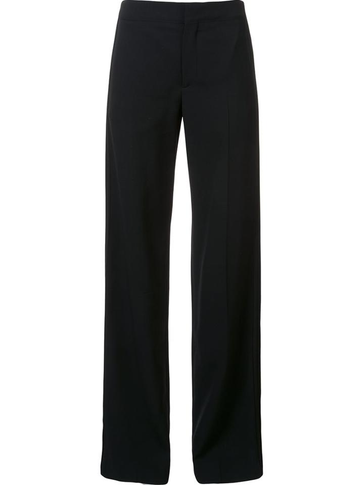Maison Margiela Tailored Straight Trousers, Women's, Size: 44, Black, Viscose/wool