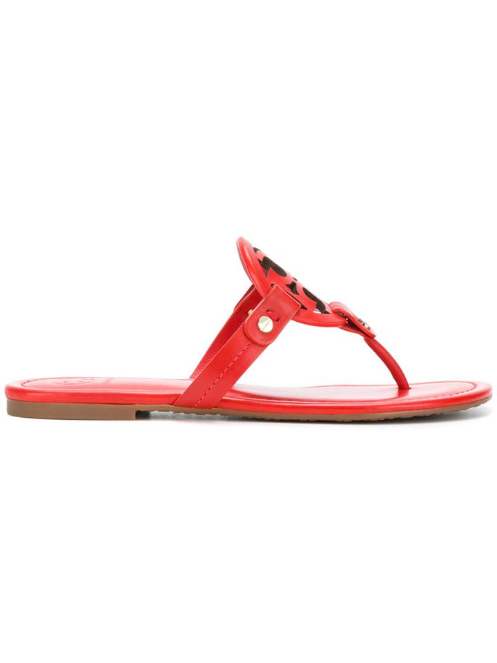 Tory Burch Miller Sandals - Red