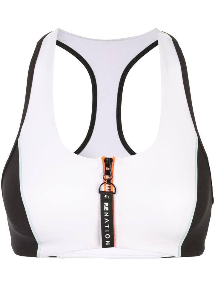 P.e Nation Camber Sports Bra - White