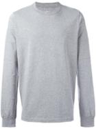 Sacai Raw Edge Sweatshirt, Men's, Size: 4, Grey, Cotton