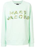 Marc Jacobs Embroidered Logo Sweatshirt - Green