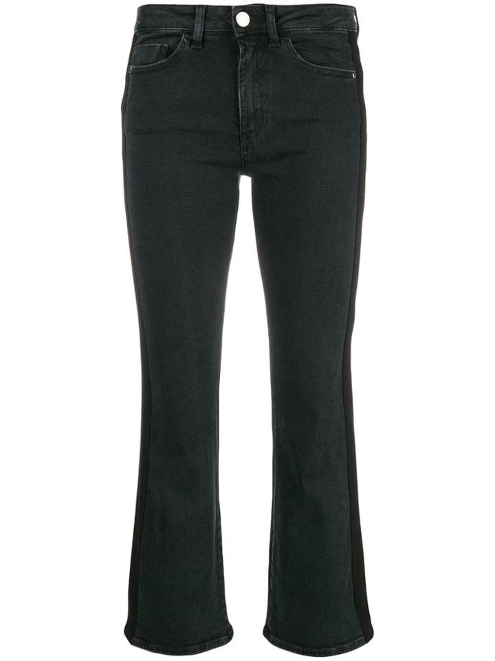 Pinko Pollon Cropped Jeans - Black