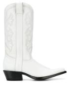 Ash Amazone Embroidered Boots - White