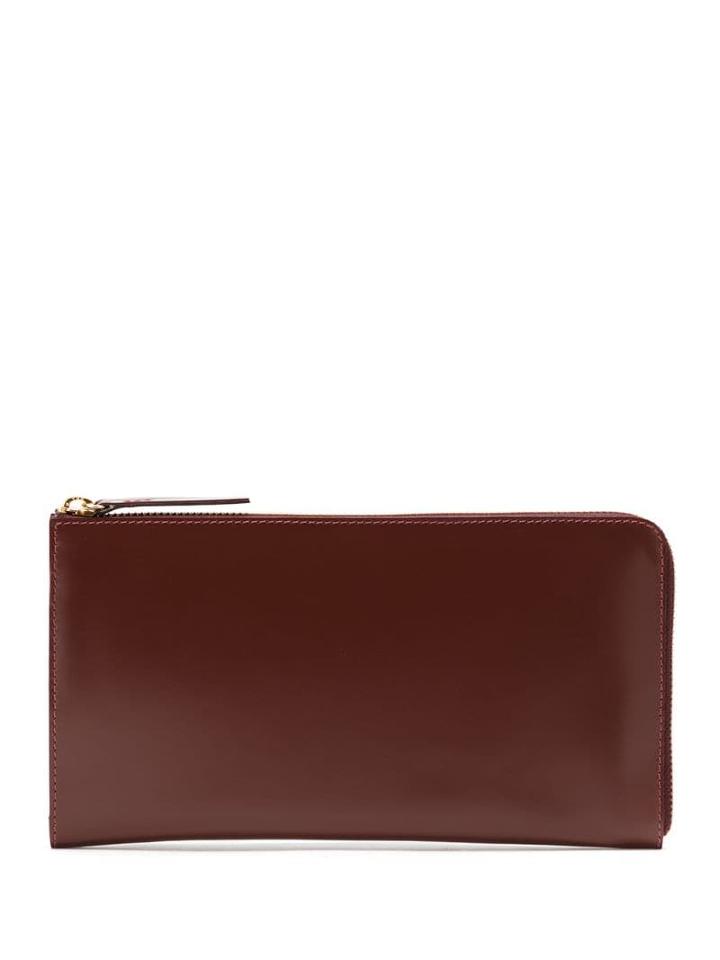 Sarah Chofakian Leather Wallet - Brown