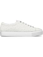 Myswear Vyner Sneakers, Men's, Size: 44, White, Ostrich Leather/rubber