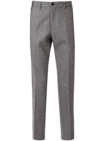 Th Tailored Straight Leg Trousers - Grey