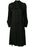 Koché Panelled Long Sleeved Dress - Black