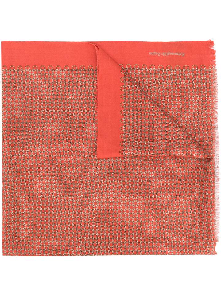 Ermenegildo Zegna Monotonous Styled Scarf - Red