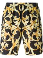 Versace Baroque Print Swim Shorts