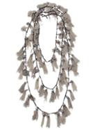 Goti Tassel Embellished Necklace