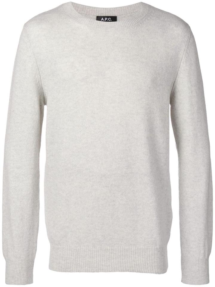A.p.c. Slim-fit Jumper - Grey