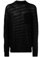 Sacai Long Sleeved Sweatshirt - Black