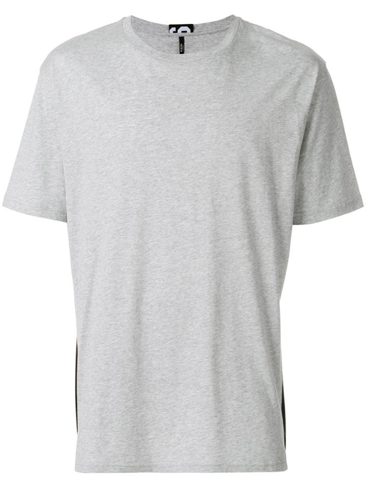 Versus Contrasting Side Panel T-shirt - Grey