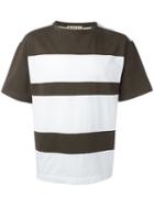 Marni Colour Block T-shirt, Men's, Size: 52, Brown, Cotton
