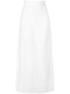 Solace London High-waisted Loose Trousers - White