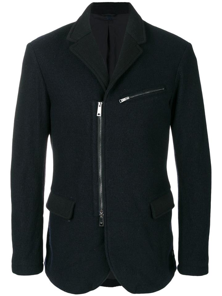Armani Jeans Zipped Jacket - Blue