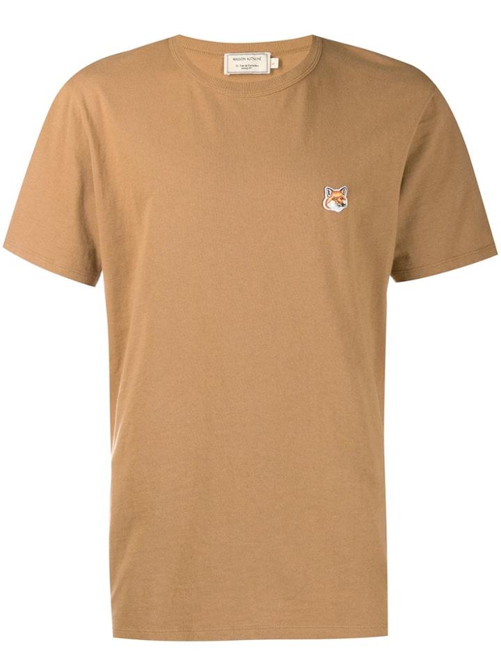 Maison Kitsuné Logo Print T-shirt - Neutrals