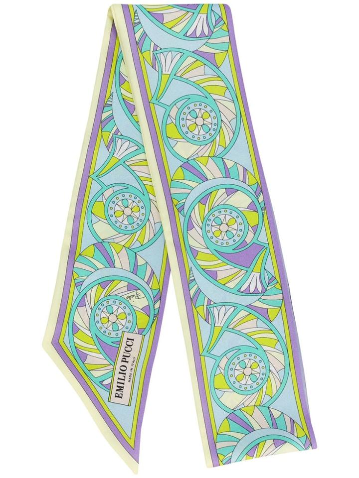 Emilio Pucci Geometric Print Scarf - Pink