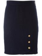 Chanel Vintage Button Skirt, Women's, Size: 42