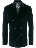 Dolce & Gabbana Double Breasted Dinner Jacket - Blue