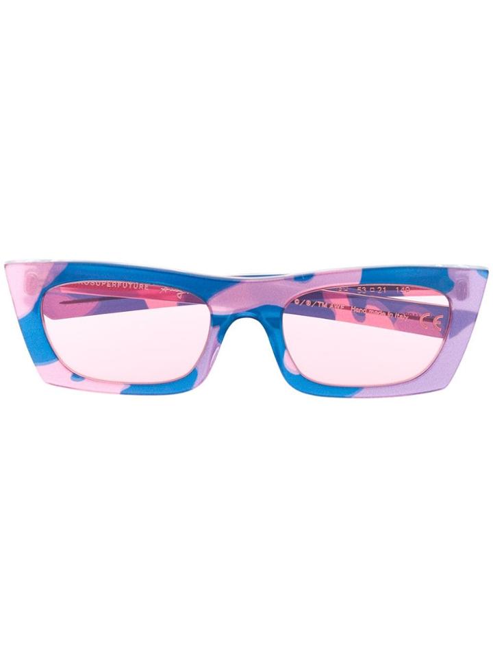 Retrosuperfuture Fred Camouflage Sunglasses - Pink