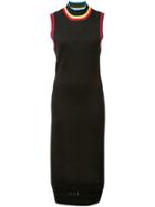 Proenza Schouler Pswl Colorblock Mockneck Dress - Black