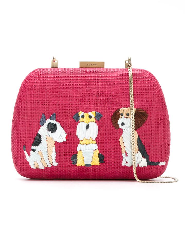 Serpui Serpui 6137lolitadogsemb Red Natural (vegetable)->raffia -