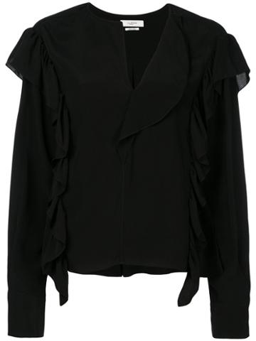 Isabel Marant Étoile - Welby Blouse - Women - Cupro - 40, Black, Cupro