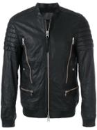 All Saints Creased Zipped Jacket - Black