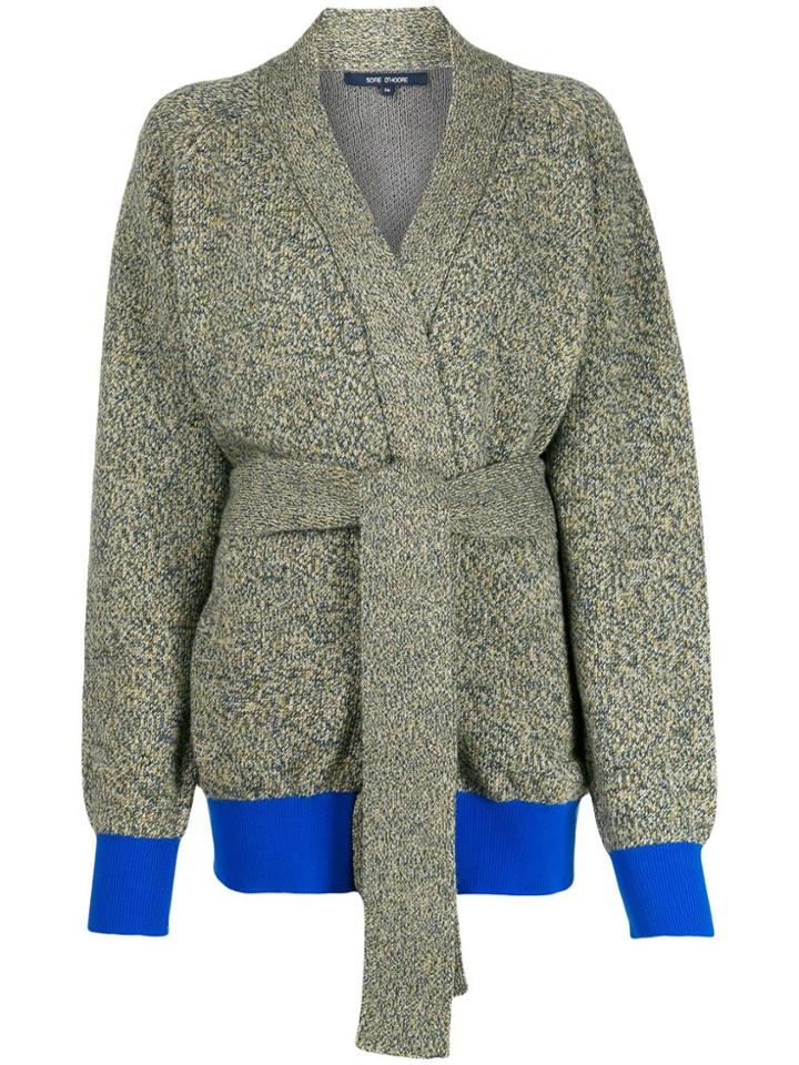Sofie D'hoore Meredith Belted Cardigan - Green