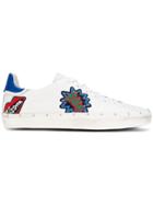 Rebecca Minkoff Kate Stitch Detail Sneakers - White