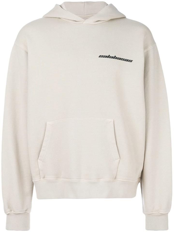 Yeezy Calabasas Print Hoodie - Neutrals