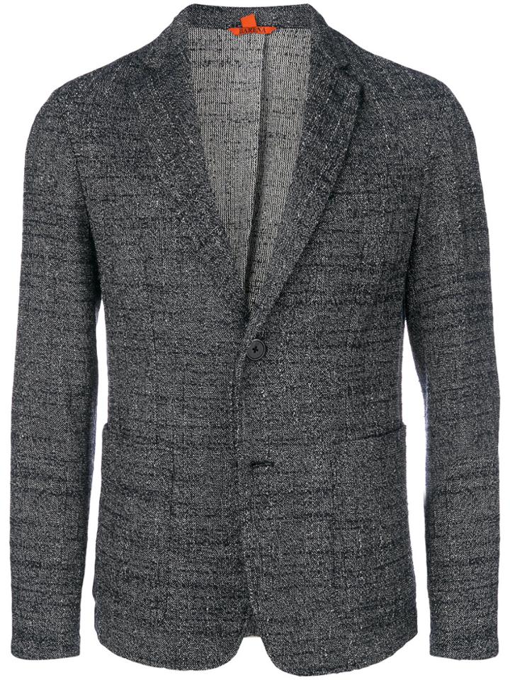 Barena Fitted Woven Suit Jacket - Blue