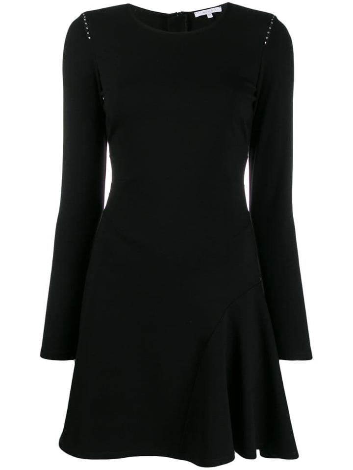 Patrizia Pepe Flared Short Dress - Black