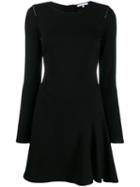 Patrizia Pepe Flared Short Dress - Black