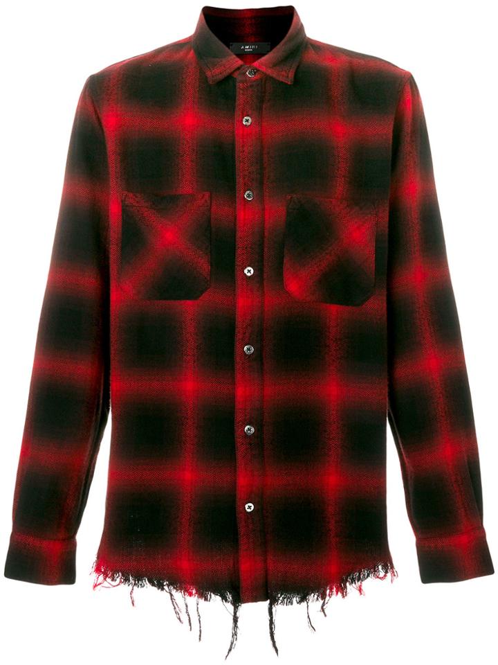Amiri Plaid Shirt - Black