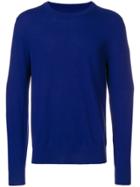 Maison Margiela Elbow Patches Jumper - Blue