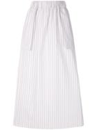 Cristaseya Striped Maxi Skirt - White