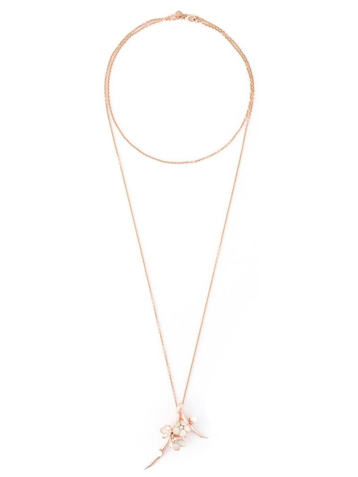 Shaun Leane 'cherry Blossom' Long Pendant Necklace
