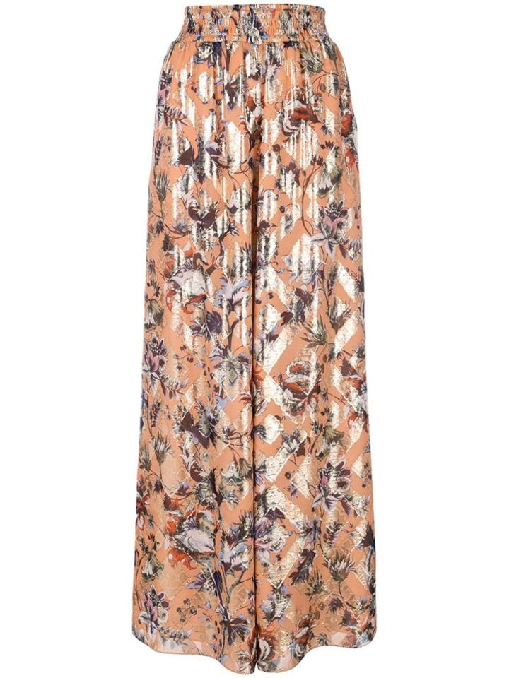 Dvf Diane Von Furstenberg Birdie Palazzo Pants - Orange