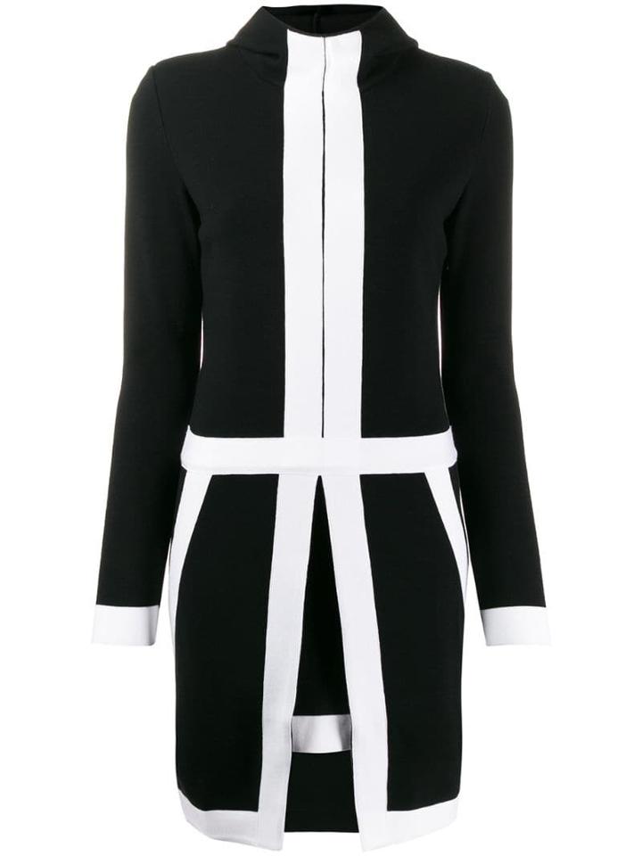 Genny Two-tone Dress - Black