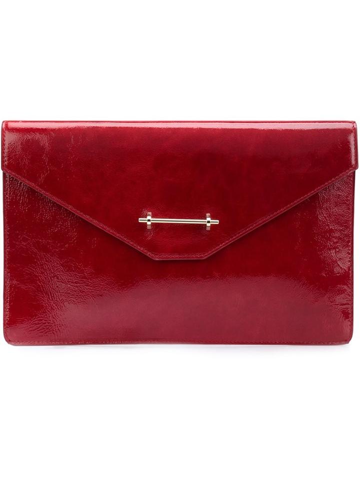 M2malletier 'envelope' Clutch Bag, Women's, Red
