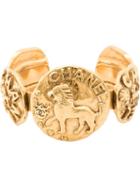 Chanel Vintage Lion Coin Cuff