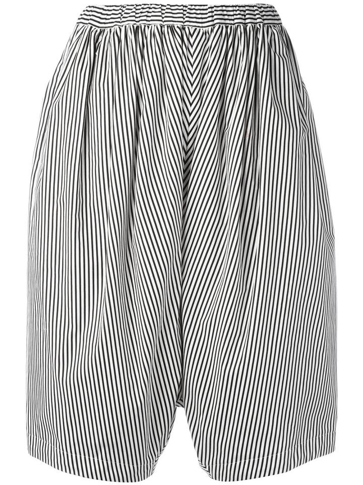 Comme Des Garçons Comme Des Garçons - Knee-length Shorts - Women - Cotton - Xs, Black, Cotton