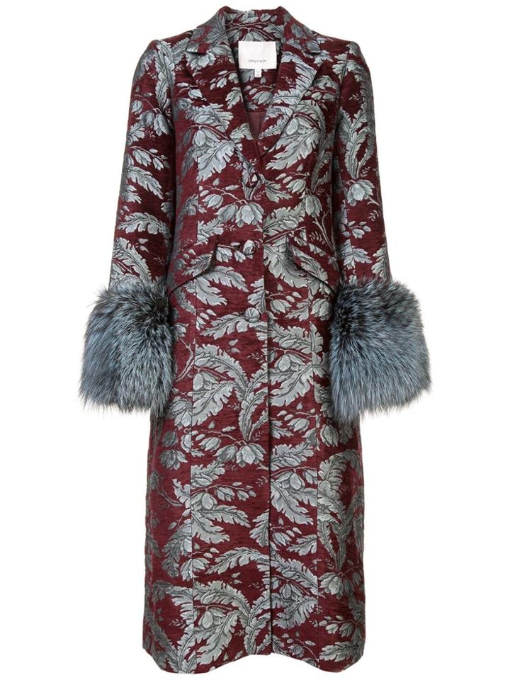 Cinq A Sept Cinq A Sept Zc014b2645z Burgundy Natural (veg)->cotton -