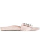 Pedro Garcia Embellished Flat Mules