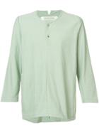 Individual Sentiments Button T-shirt - Green